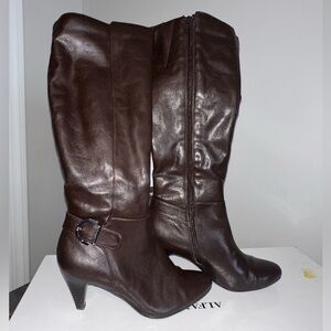 Alfani Brown Leather Boots